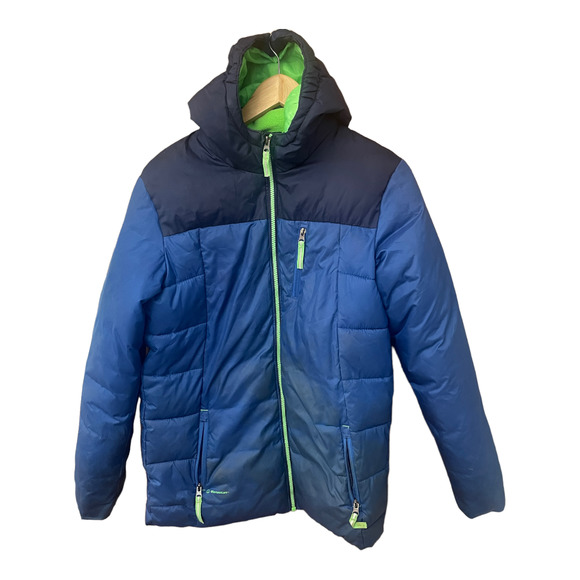 C9 Champion Winter Coat Blue Hoodie Puffer Jacket Teen Boys - Main Image